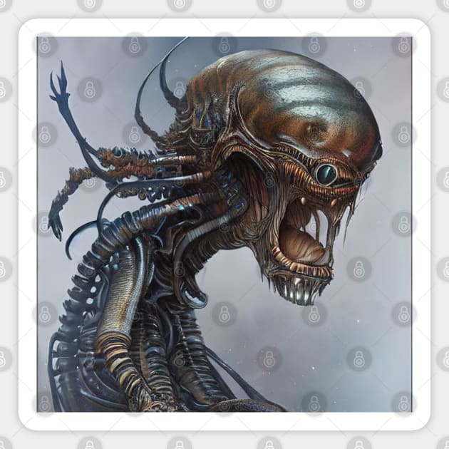 Xenomorph Alien Magnet by Alekxemko